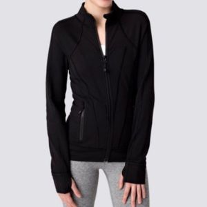 Ivivva Perfect Your Practice Jacket, in Black, size 14 (women’s size 4)